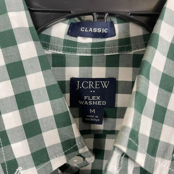 J.CREW Men's Plaid Long Sleeve Button Down T-shirt Size M - Picture 3 of 5